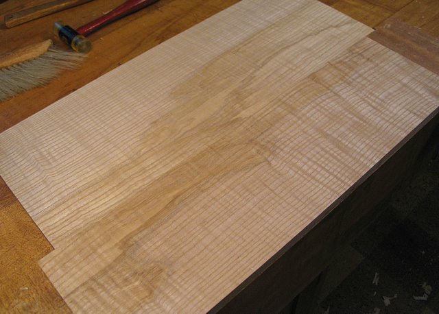 Untrimmed Top Handplaned to Finished Surface